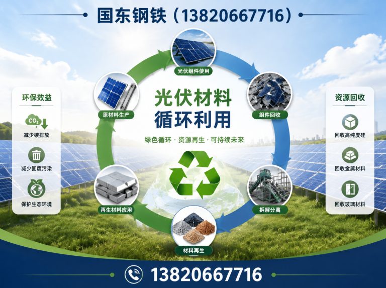 宝坻区光伏材料循环利用展示图